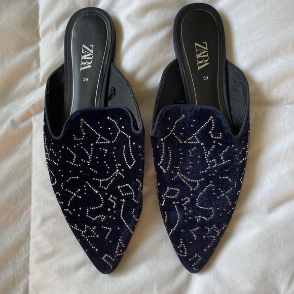 Navy zodiac mules - Picture 1 of 3